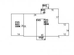 25 Brackett Rd, Newton MA  02458-2611 floor plan