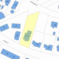 51 Wyman St, Newton MA 02468-1516 plot plan