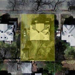 114 Eliot Ave, Newton MA 02465-1728 aerial view