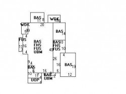 611 Centre St, Newton MA 02458-2305 floor plan