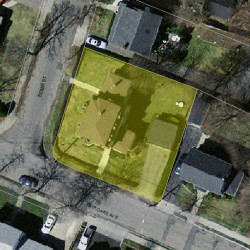 77 Fair Oaks Ave, Newton MA 02460-1218 aerial view