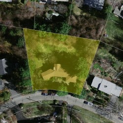 73 Baldpate Hill Rd, Newton MA 02459-2826 aerial view