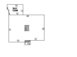 95 Jackson St, Newton MA 02459-2518 floor plan