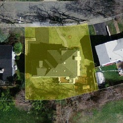 48 Clifton Rd, Newton MA 02459-3147 aerial view