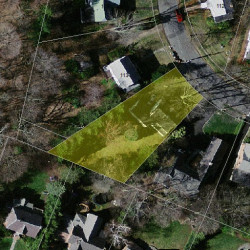 117 Brackett Rd, Newton MA  02458-2613 aerial view