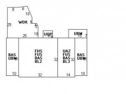 727 Centre St, Newton MA 02458-2531 floor plan