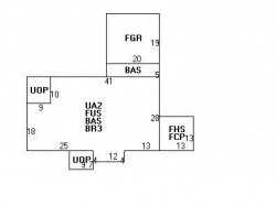 21 Merrill Rd, Newton MA 02459-1320 floor plan