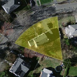 15 Oakmont Rd, Newton MA  02459-2530 aerial view