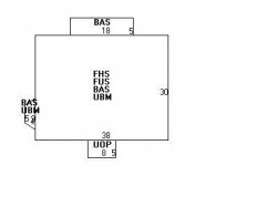 15 Elmwood St, Newton MA  02458-2019 floor plan