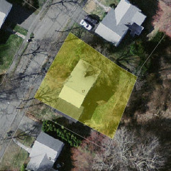 17 Brandeis Rd, Newton MA 02459-2707 aerial view