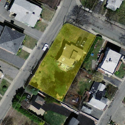 122 Cleveland St, Newton MA  02465-1532 aerial view