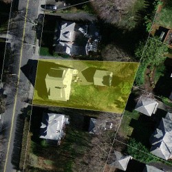 20 Grant Ave, Newton MA 02459-1309 aerial view