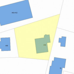 418 Langley Rd, Newton MA 02459-2354 plot plan