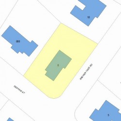 8 Broken Tree Rd, Newton MA 02459-3448 plot plan