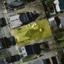 70 Dalby St, Newton MA 02458-1033 aerial view