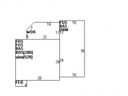 174 Oliver Rd, Newton MA  02468-2321 floor plan