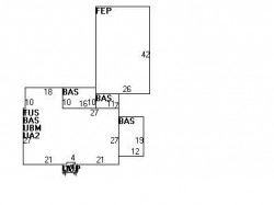 38 Hobart Rd, Newton MA 02459-1313 floor plan