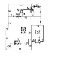39 Bellevue St, Newton MA 02458-1918 floor plan