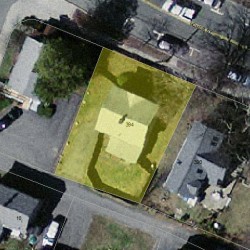 394 Homer St, Newton MA 02459-1430 aerial view