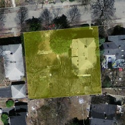 28 Ware Rd, Newton MA 02466-1416 aerial view