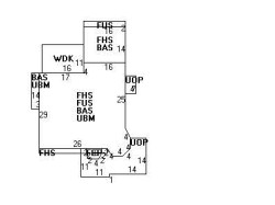 142 Hunnewell Ave, Newton MA 02458-2246 floor plan