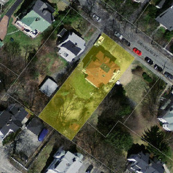 18 Groveland St, Newton MA 02466-2319 aerial view