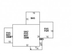 16 Southwick Rd, Newton MA  02468-2223 floor plan