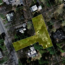 124 Highland St, Newton MA 02465-2406 aerial view