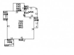 59 Pine Ridge Rd, Newton MA 02468-1616 floor plan