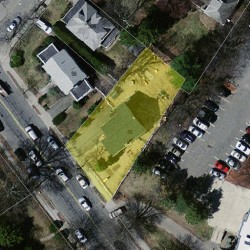 66 Walnut St, Newton MA  02460-1314 aerial view