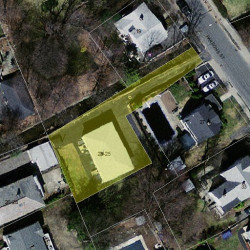 25 Parsons St, Newton MA  02465-2135 aerial view