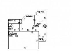301 Islington Rd, Newton MA  02466-1020 floor plan