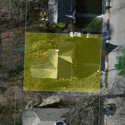 119 Oxford Rd, Newton MA 02459-2408 aerial view