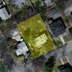 38 Adella Ave, Newton MA 02465-1922 aerial view