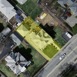 503 Watertown St, Newton MA 02460-1452 aerial view