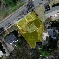 144 Pine Ridge Rd, Newton MA 02468-1511 aerial view