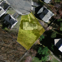 52 Tanglewood Rd, Newton MA  02459-2862 aerial view