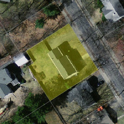 137 Christina St, Newton MA 02461-1915 aerial view