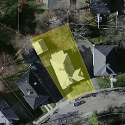 65 Elgin St, Newton MA 02459-2046 aerial view
