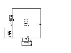 97 Floral St, Newton MA  02461-1543 floor plan