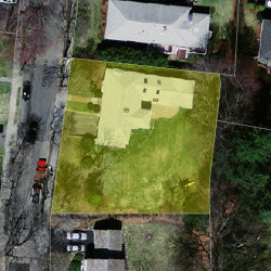 99 Evelyn Rd, Newton MA 02468-1020 aerial view