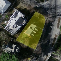 601 Centre St, Newton MA 02458-2305 aerial view