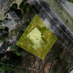 1824 Commonwealth Ave, Newton MA  02466-2711 aerial view