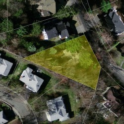 391 Dudley Rd, Newton MA 02459-2808 aerial view