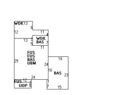 1075 Beacon St, Newton MA 02459-1703 floor plan