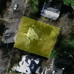 94 Hyde Ave, Newton MA  02458-2332 aerial view