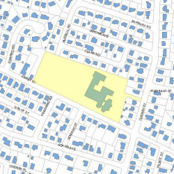 125 Derby St, Newton MA  02465-1555 plot plan