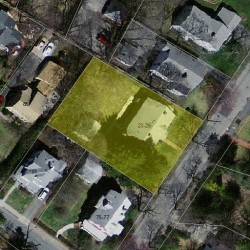 23 Maple St, Newton MA 02466-2404 aerial view