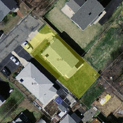 13 Broadway Ter, Newton MA  02460-1404 aerial view