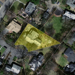 12 Graydale Cir, Newton MA 02466-2307 aerial view